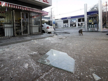 Intentan robar cajero automático desde un servicentro de Lampa