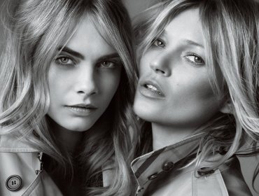 Cara Delevingne y Kate Moss desatan la locura de sus fans en Milán