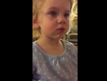 Video: Niña llora cuando su padre le prohíbe tener novio