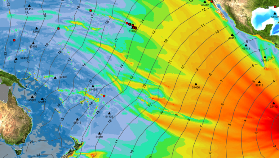 Video: Mira como se propaga el Tsunami luego del terremoto 8.4 en chile