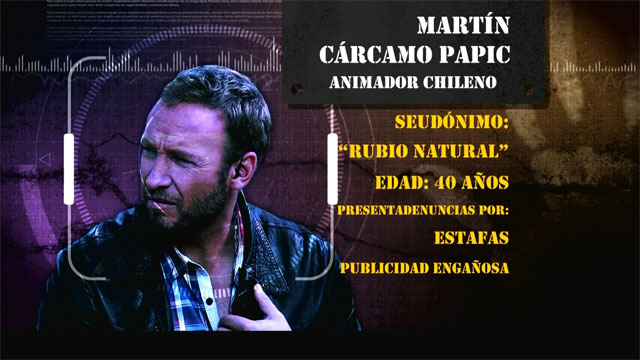 Compañeros de Martín Cárcamo lo denuncian a En su propia trampa por estafa