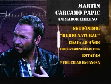 Compañeros de Martín Cárcamo lo denuncian a En su propia trampa por estafa