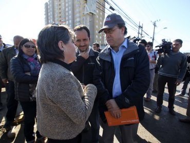 Ministra Saball recorre zona de Punitaqui para realizar catastro de viviendas