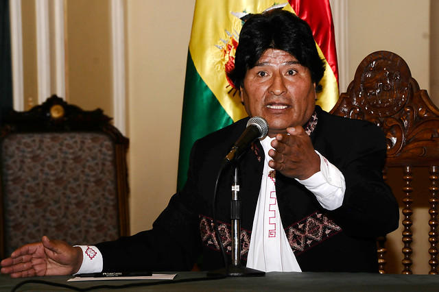 Evo Morales criticó a Canciller Muñoz: "Hasta el mar está privatizado"