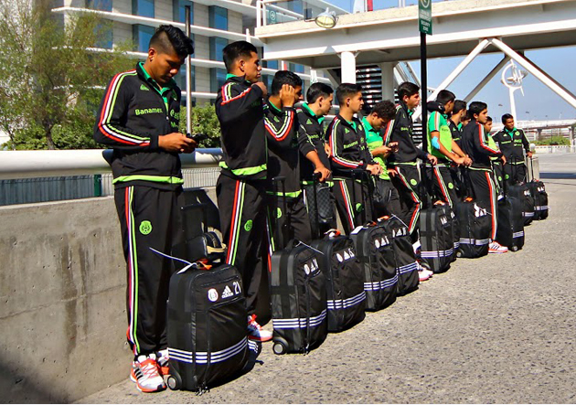 México, primera selección que arriba a Chile al Mundial Sub'17 de Fútbol