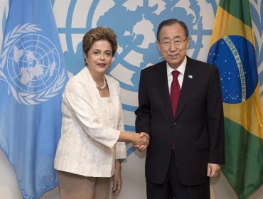 Ban Ki-moon agradece a Rousseff contribución de Brasil a nueva agenda de desarrollo