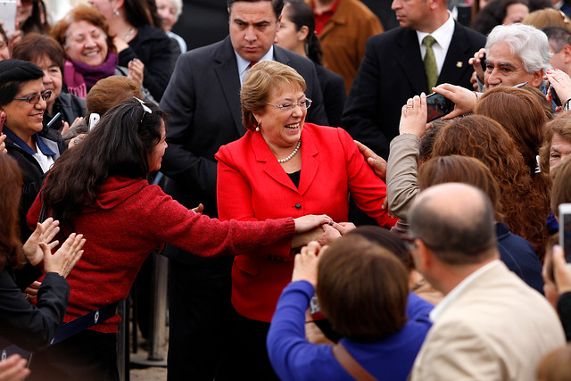 Presidenta Bachelet lanzó programa Quiero mi barrio para 22 sectores capitalinos