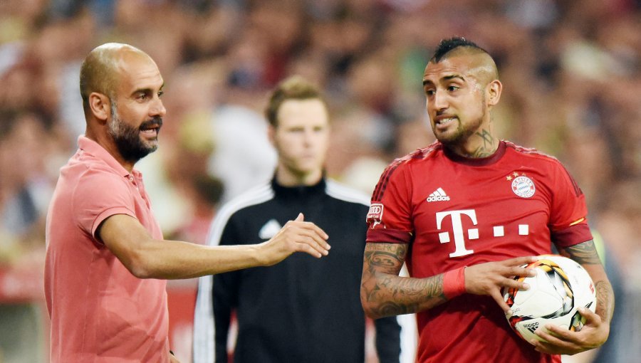 Josep Guardiola: "Arturo Vidal estará bien para la selección chilena"