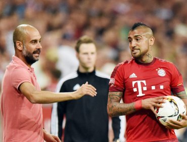 Josep Guardiola: "Arturo Vidal estará bien para la selección chilena"