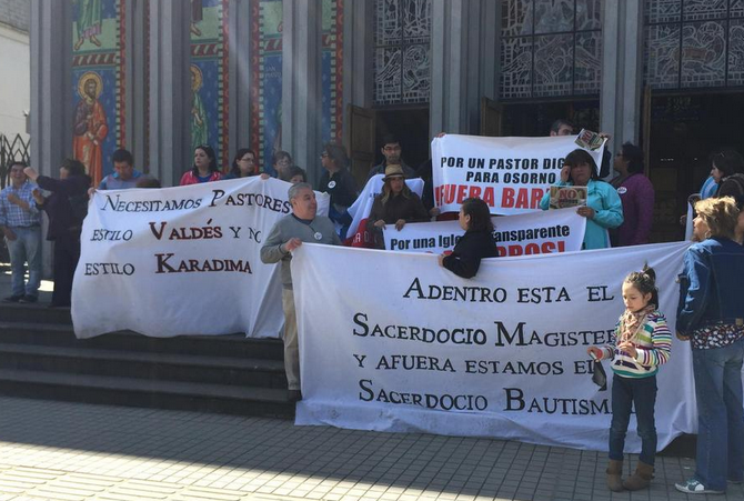 Osorno: Se producen manifestaciones por dichos de Papa Francisco