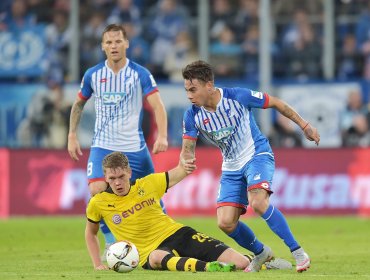 Alemania: Eduardo Vargas fue titular en empate del Hoffenheim ante Stuttgart