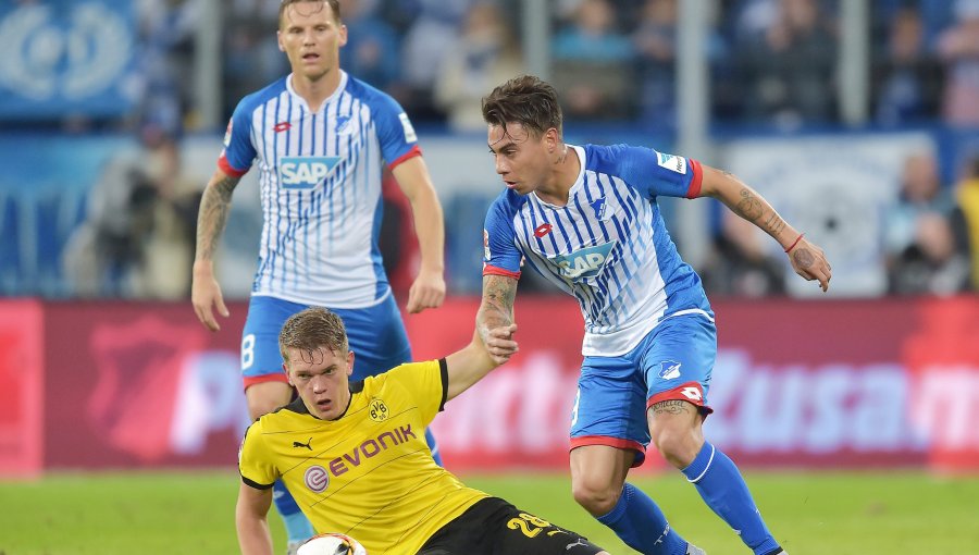 Alemania: Eduardo Vargas fue titular en empate del Hoffenheim ante Stuttgart