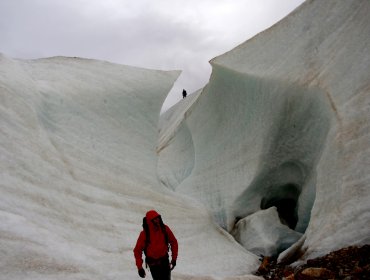 Descubren un sistema de drenaje de lago bajo capa de hielo en Groenlandia