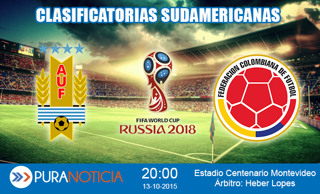 Hora del partido Uruguay vs Colombia