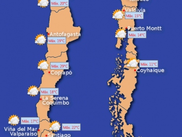 Pronóstico del tiempo: Lunes 12 de octubre de 2015