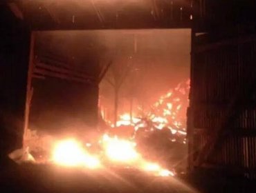 Dos atentados incendiarios se registraron en Vilcún en la Región de la Araucanía