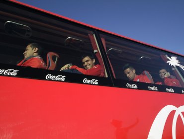 La "Roja" llegó en silencio al aeropuerto y viajó rumbo a Lima