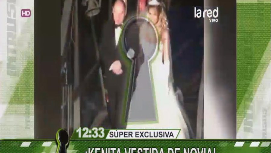 ¡ Sorpresa ¡ Kenita Larraín se casó por la iglesia este fin de semana