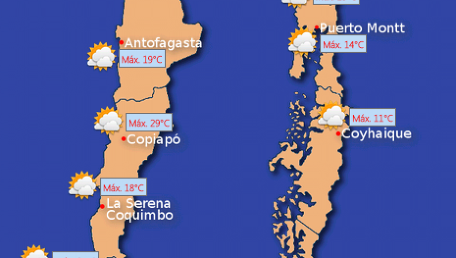 Pronóstico del tiempo: Lunes 12 de octubre de 2015