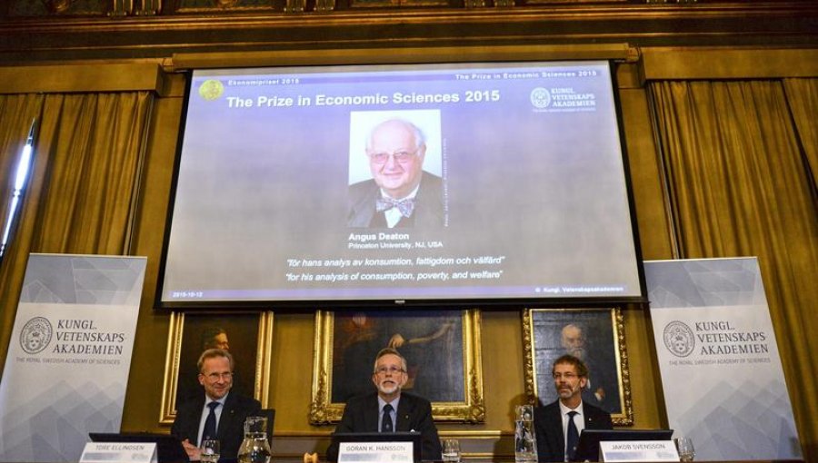 El profesor escocés Angus Deaton, galardonado con el Nobel de Economía 2015