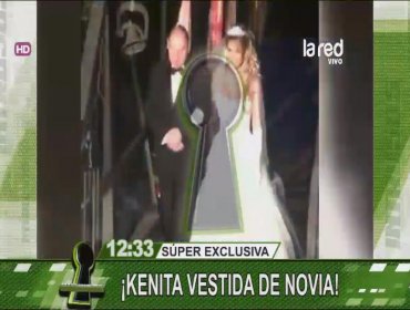 ¡ Sorpresa ¡ Kenita Larraín se casó por la iglesia este fin de semana