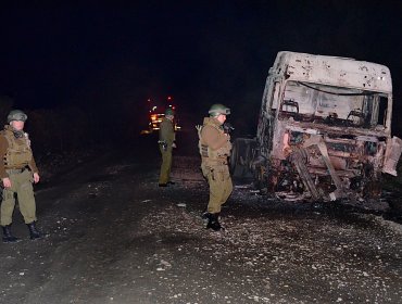 Presentan querella por atentado del domingo a 25 kilómetros de Temuco