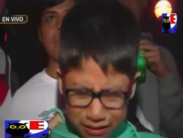 Video: Niño llora desconsoladamente por derrota de Perú ante Chile