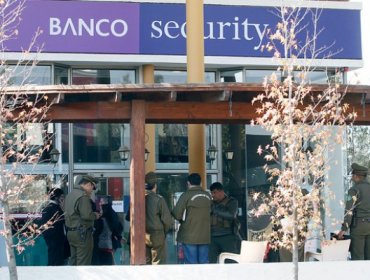 Roban más de 160 millones de pesos desde banco Security en Viña del Mar