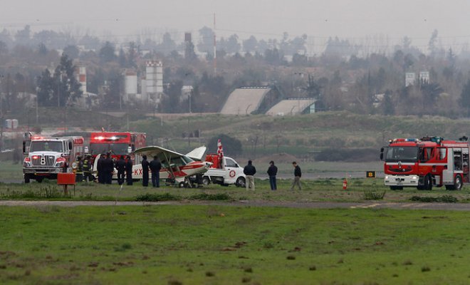 Avioneta se estrella en el sector de Pataguilla en Romeral