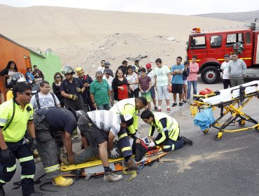 Politraumatizado resultó parapentista en el Cerro Dragón en Iquique