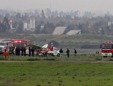 Avioneta se estrella en el sector de Pataguilla en Romeral