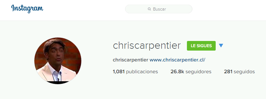 La divertida respuesta de Chris Carpentier a los memes creados por su bronceado