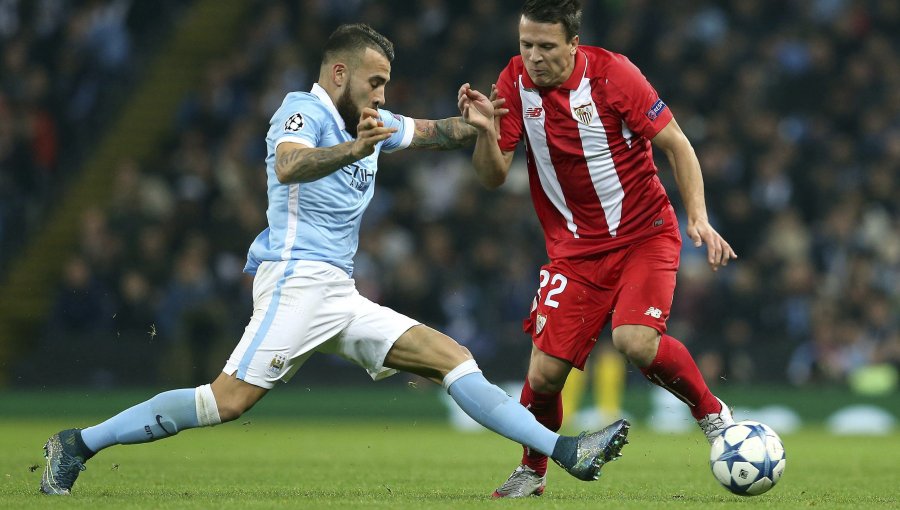 El City de Pellegini obtuvo un agónico triunfo ante Sevilla por Champions