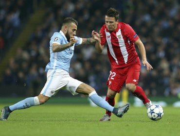 El City de Pellegini obtuvo un agónico triunfo ante Sevilla por Champions