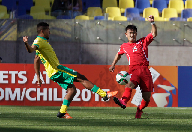 Mundial Sub 17: Sudáfrica empató 1-1 ante Corea del Norte con un hombre más