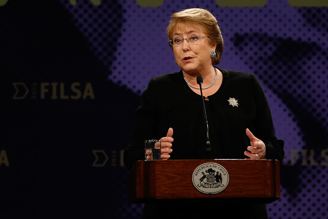 Presidenta Bachelet recibió en La Moneda al premier italiano