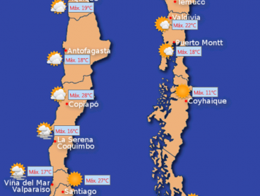 Pronóstico del tiempo: Viernes 23 de octubre de 2015