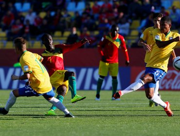 Mundial Sub 17: Brasil venció a Guinea en Viña y clasificó segundo del Grupo B