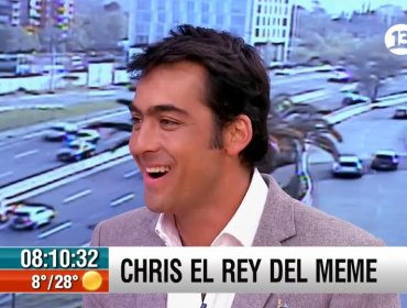 Chris Carpentier reveló el motivo de su bronceado fascinante