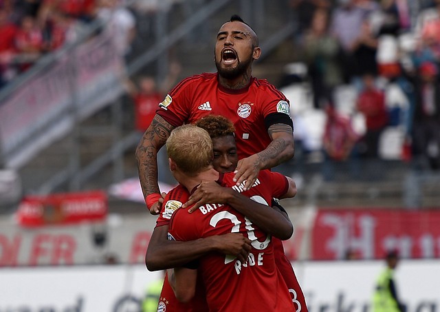 Arturo Vidal anotó un golazo en goleada del Bayern Munich sobre Colonia