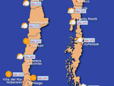 Pronóstico del tiempo: Lunes 26 de octubre de 2015