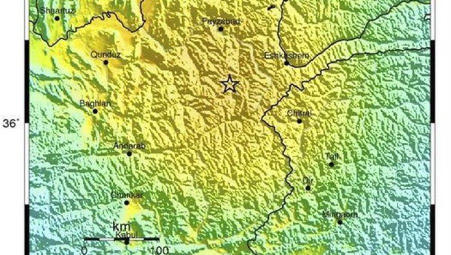 Terremoto 7,5 grados golpea el norte de Afganistán