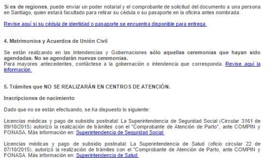 Gobierno toma medidas ante radicalización de paro del Registro Civil