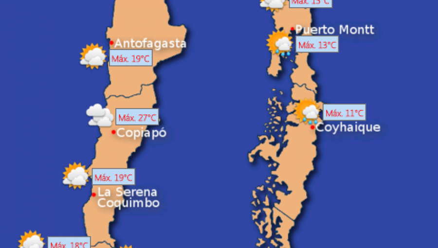 Pronóstico del tiempo: Jueves 29 de octubre de 2015