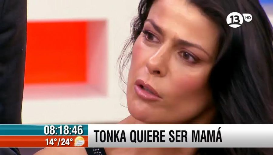Tonka Tomicic expresa sus deseos de ser madre