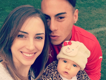 Polola de Eduardo Vargas sube tiernas fotos a instagram