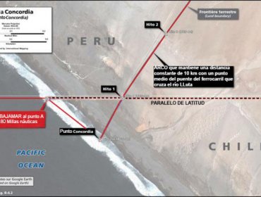 Perú envió nota diplomática reiterando Punto Concordia como inicio de frontera