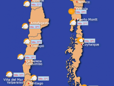 Pronóstico del tiempo: Lunes 02 de Noviembre de 2015