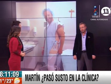 Martín Cárcamo al desnudo: Es captado a lo Pérez-Bannen