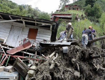 Avalancha en Colombia deja cinco mil damnificados y 127 viviendas destruidas